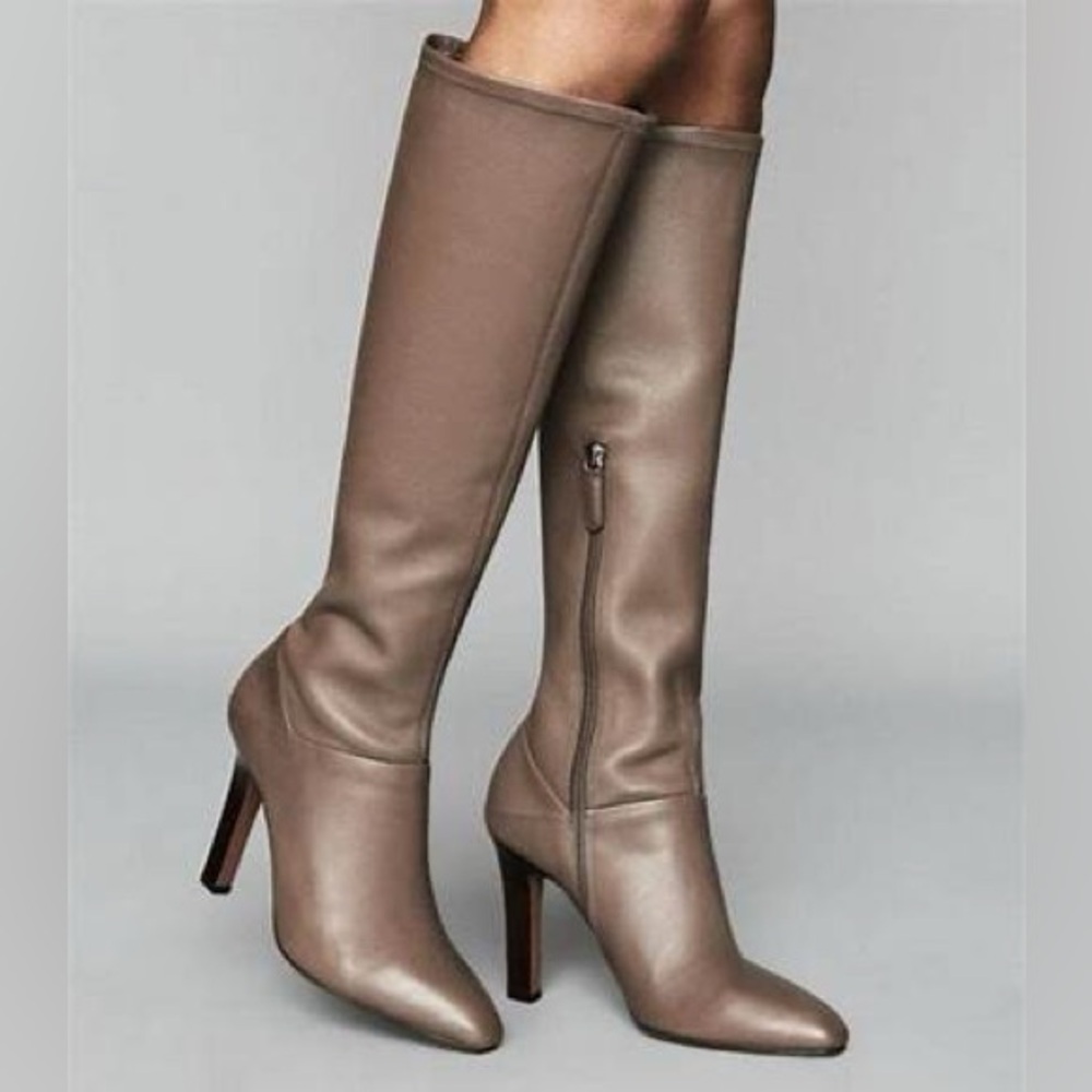 Reiss Cressida Taupe Knee High Boots
Leather
Size 39